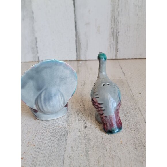 Vintage Turkey salt pepper shaker Thanksgiving set decor - Picture 3 of 5